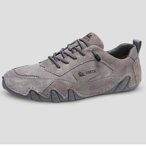 EUC DBECK WOMEN'S GREY SUEDE RETRO WALKER SZ 38(7)